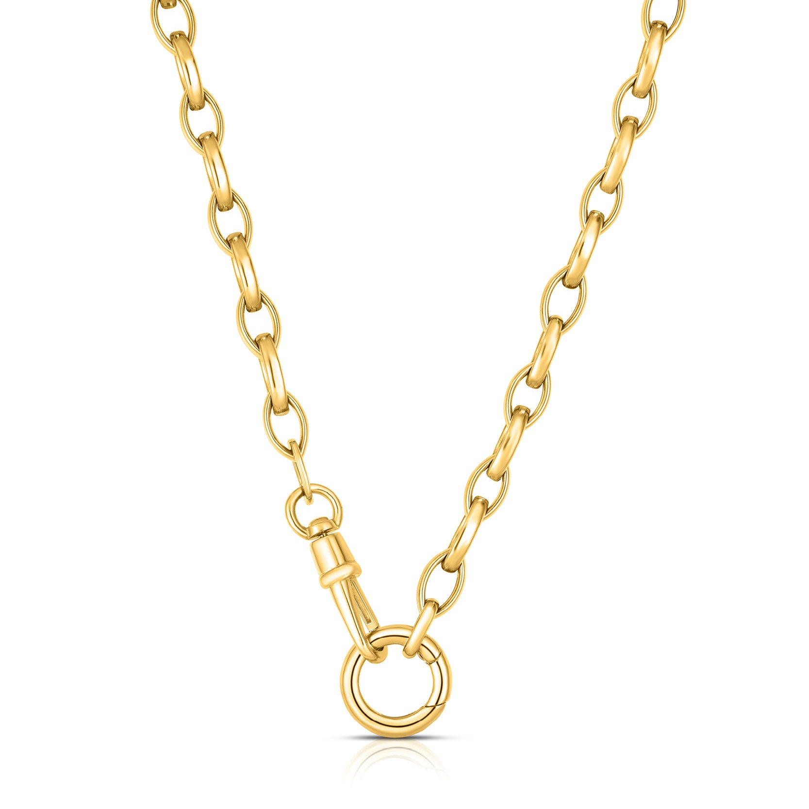 Enhanced Oval Rolo Chain