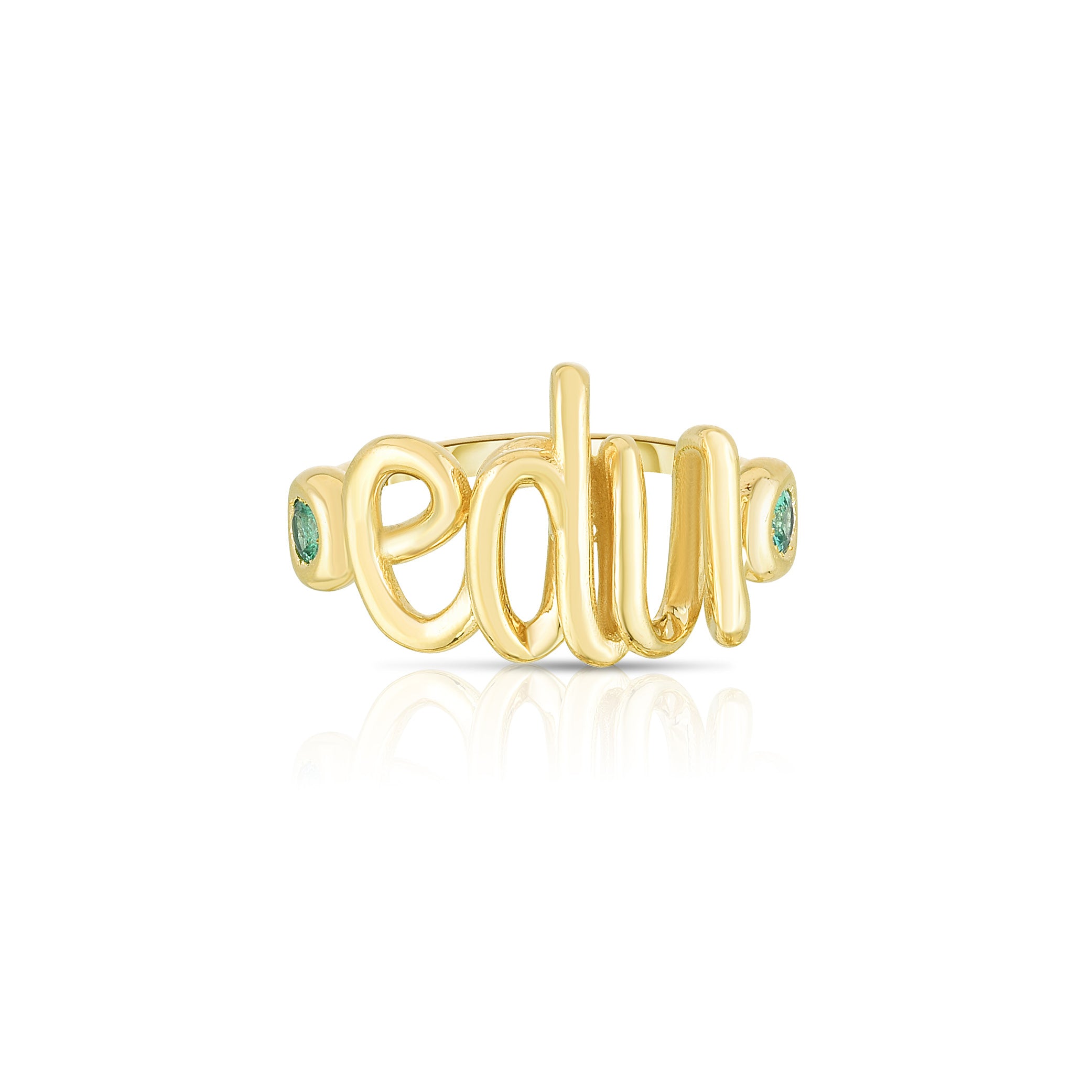 Intemporel Chunky Wire Name Ring