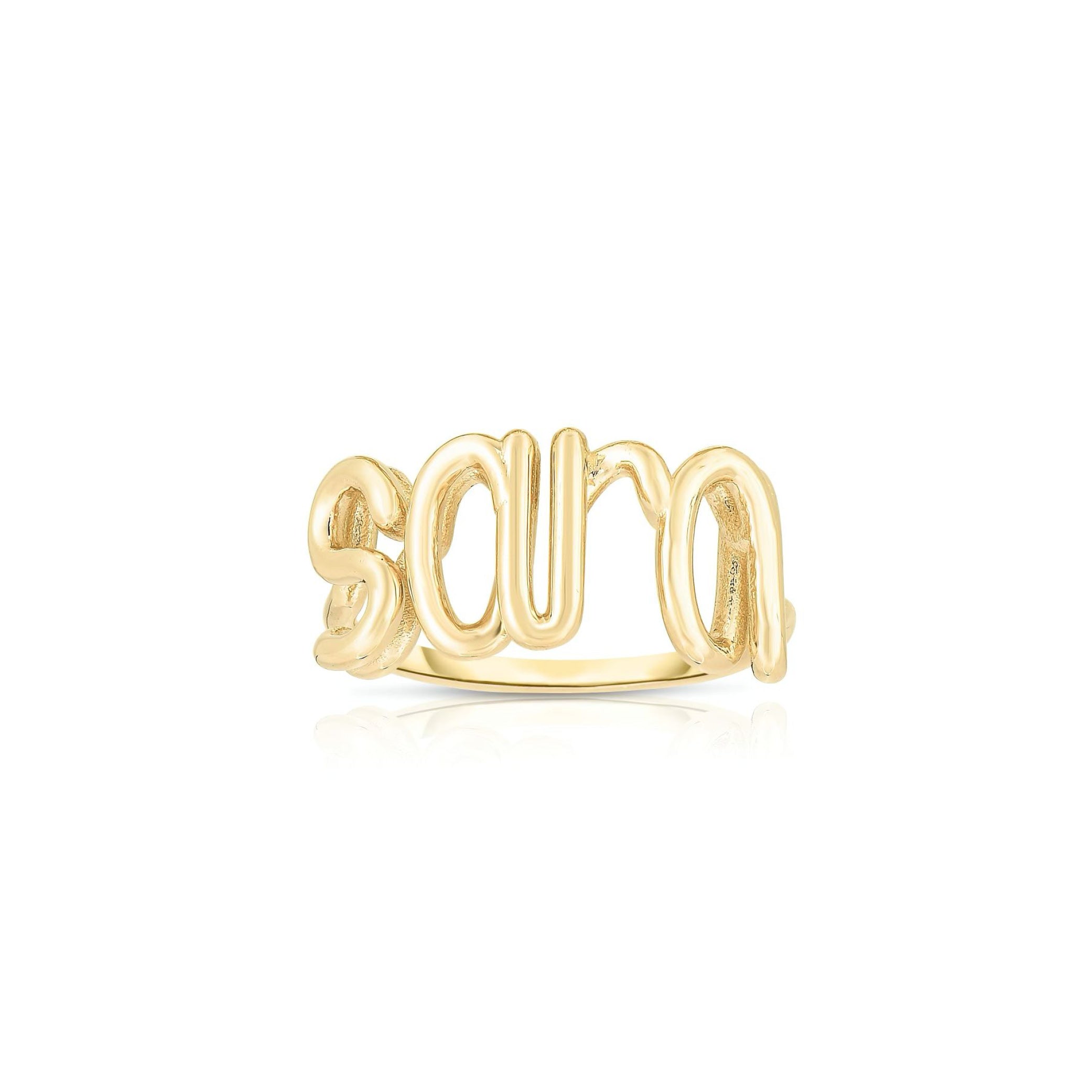 Intemporel Chunky Wire Name Ring