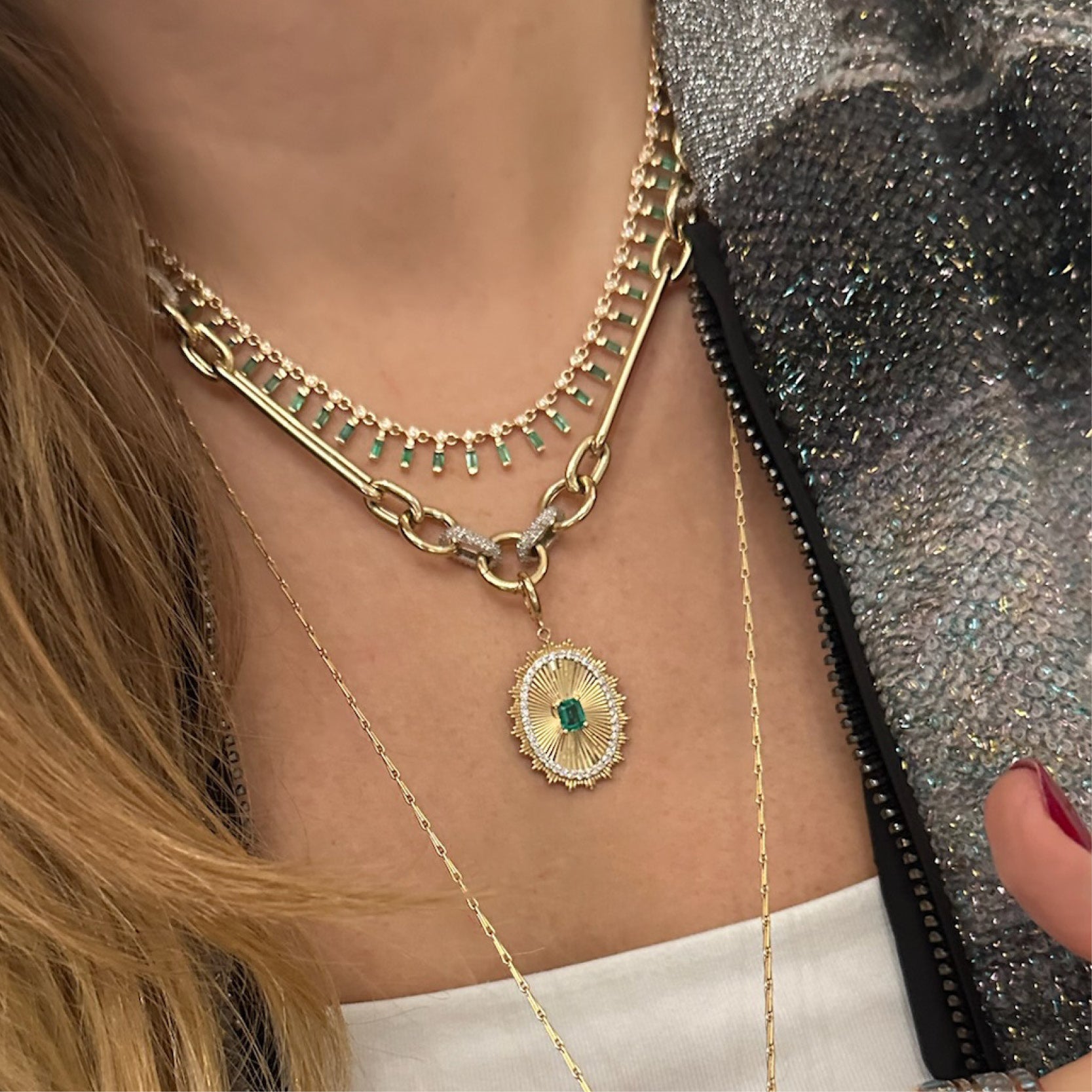 Emerald Radiance Charm