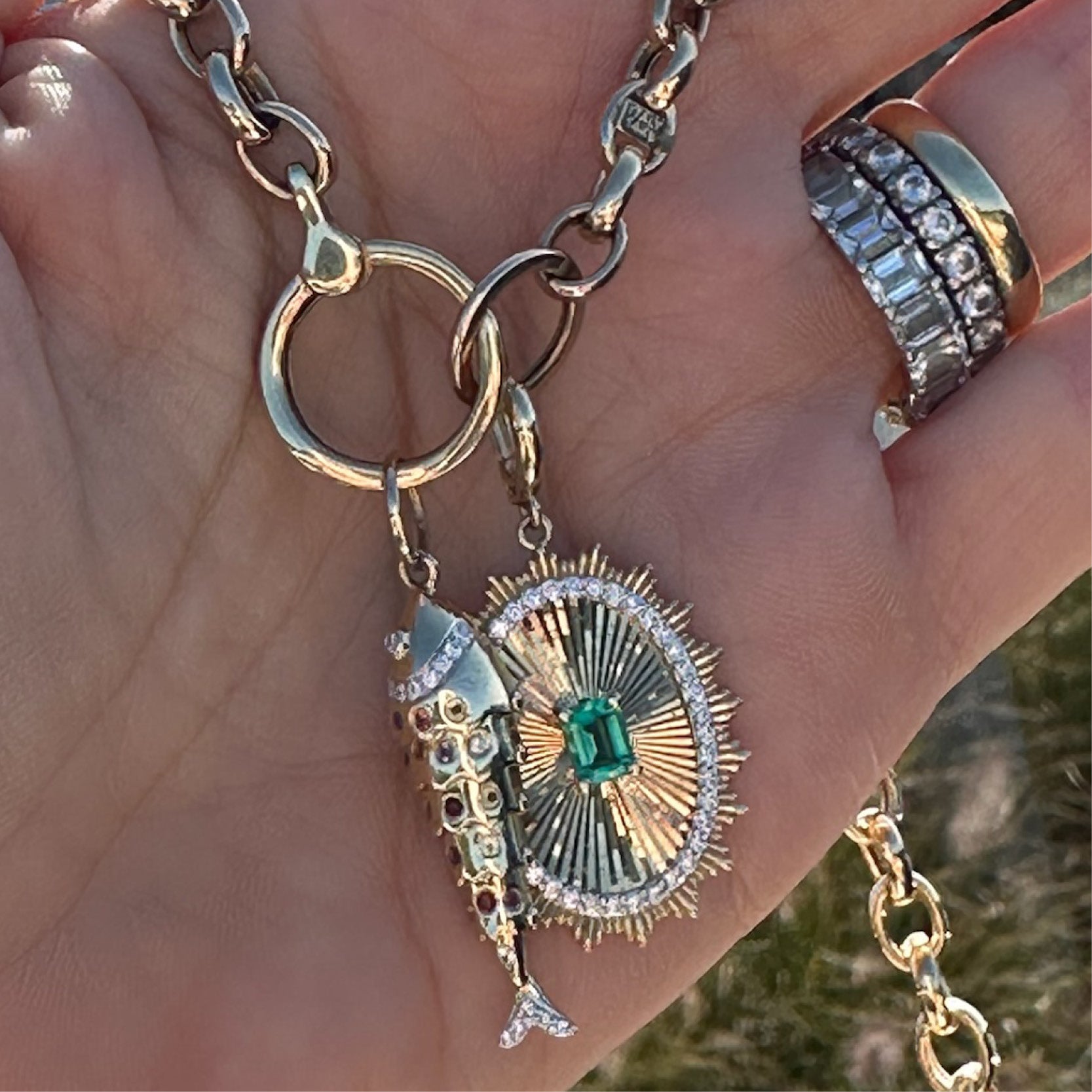 Emerald Radiance Charm