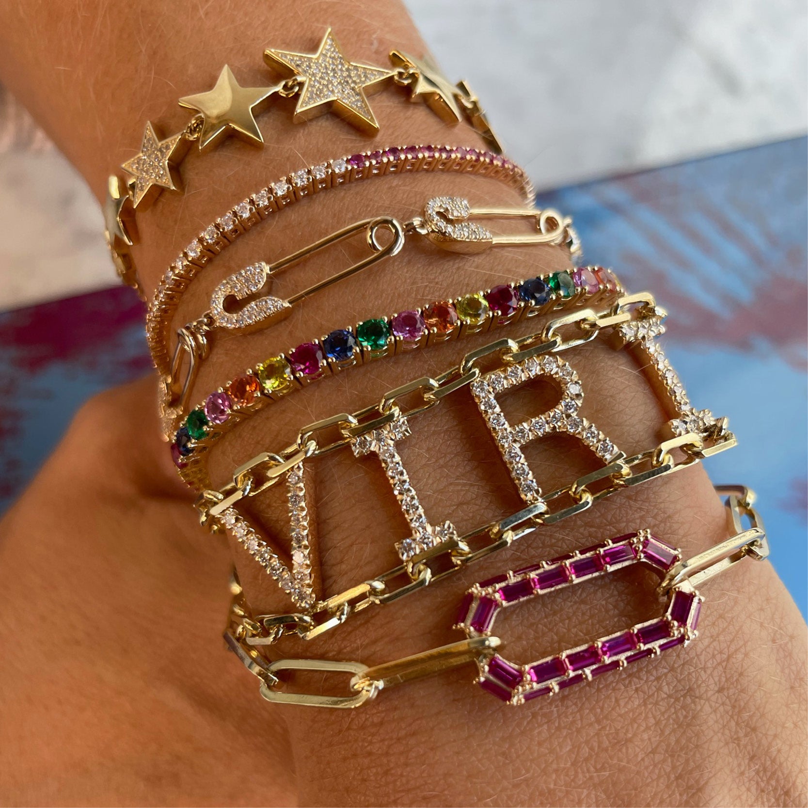 Intemporel Large Name Bracelet