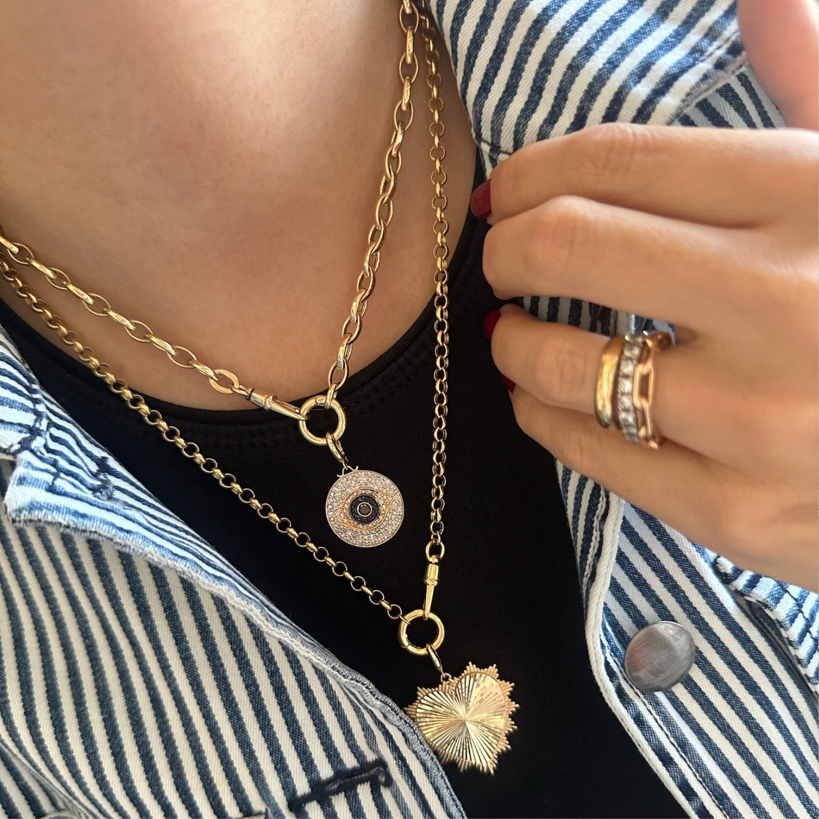 Enhanced Oval Rolo Chain