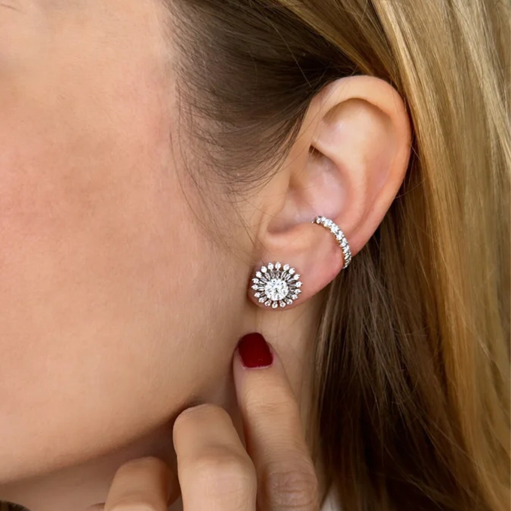 Illusion Diamond Studs